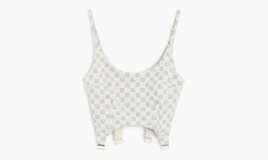 MISBHV Lingerie Monogram Reflective Spaghetti Top «Grey» - 022W199 | Grailshop