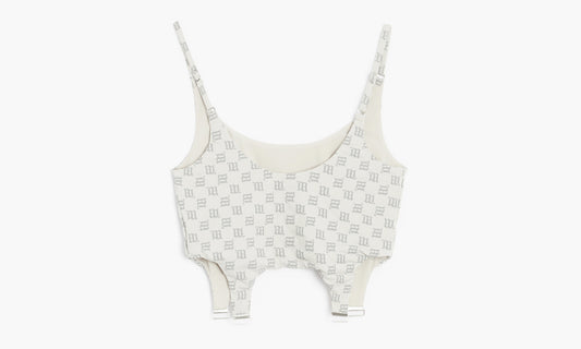 MISBHV Lingerie Monogram Reflective Spaghetti Top «Grey» - 022W199 | Grailshop