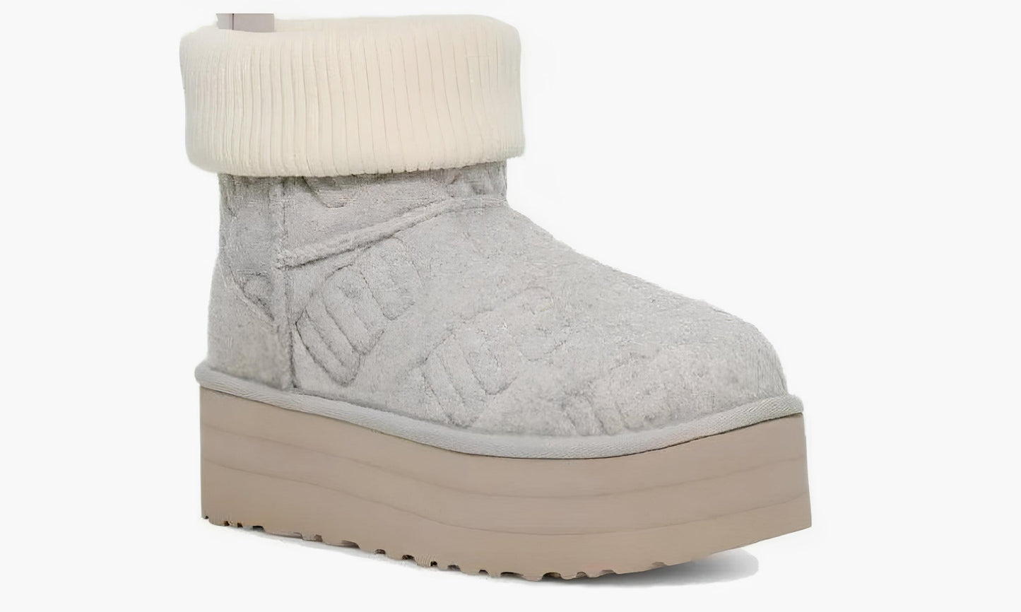 UGG Classic Platform Disquette Felted - 1144047-GREY | Grailshop