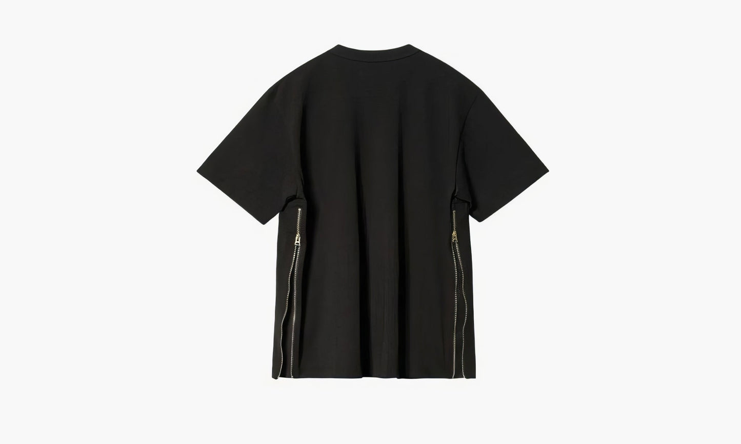 Sacai X Carhartt T-shirt Golden Zip "Black" - I034104-1VR-XX | Grailshop