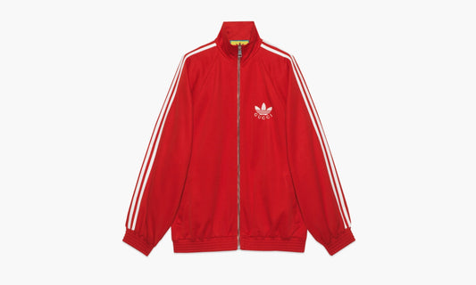 Adidas Gucci X Cotton Jersey Zip Jacket "Bright Red" - 712952 XJEGU 6480 | Grailshop