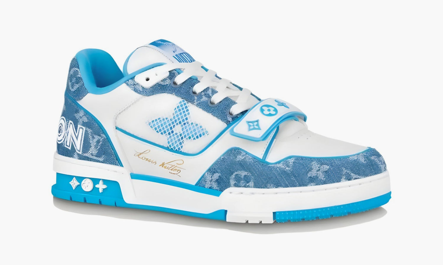 Louis Vuitton Trainer Line Sneaker "Marine" - 1A9ZI6 | Grailshop