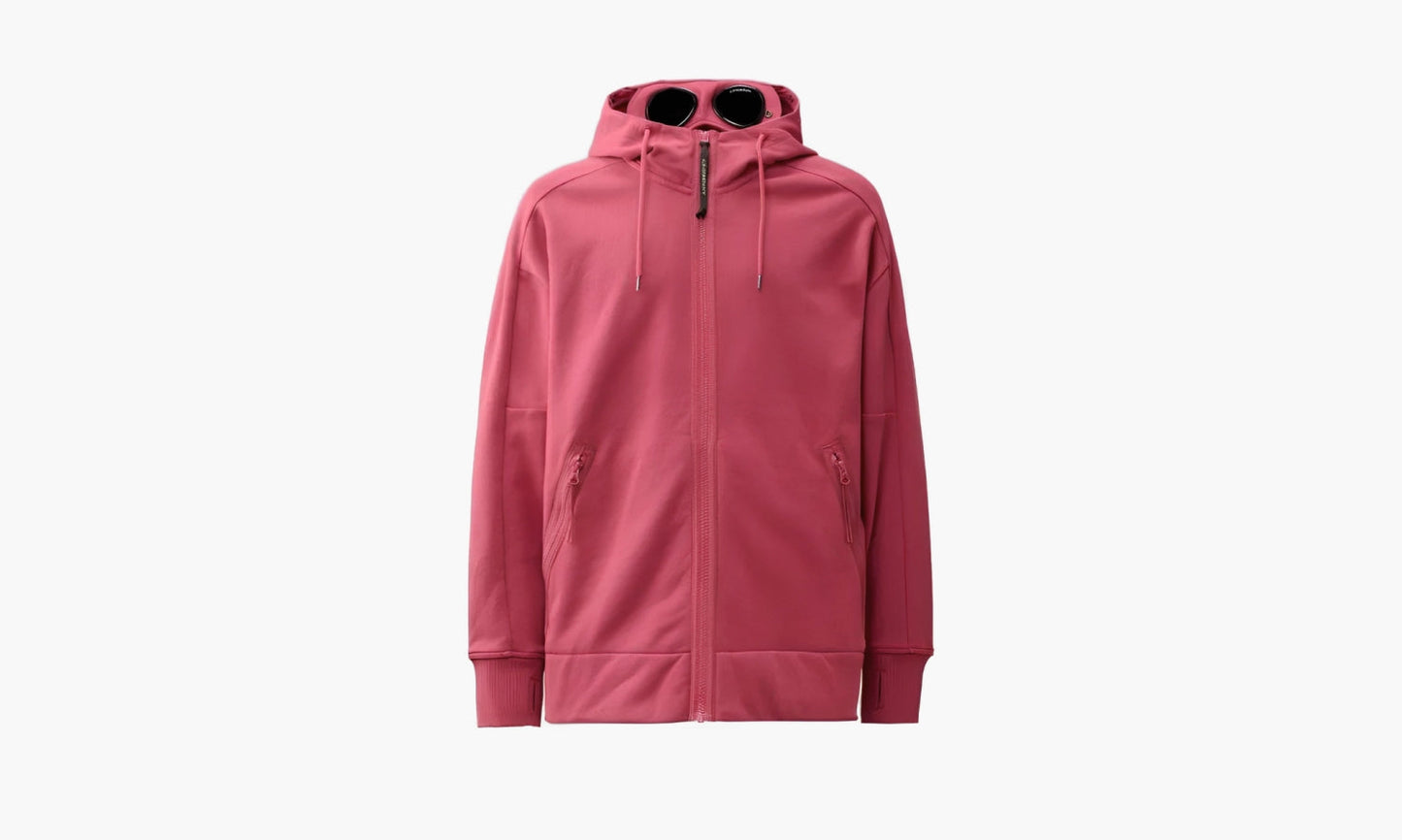 С.P. Company Zipped Hoodie "Red" - CMSS082A005086W577 | Grailshop