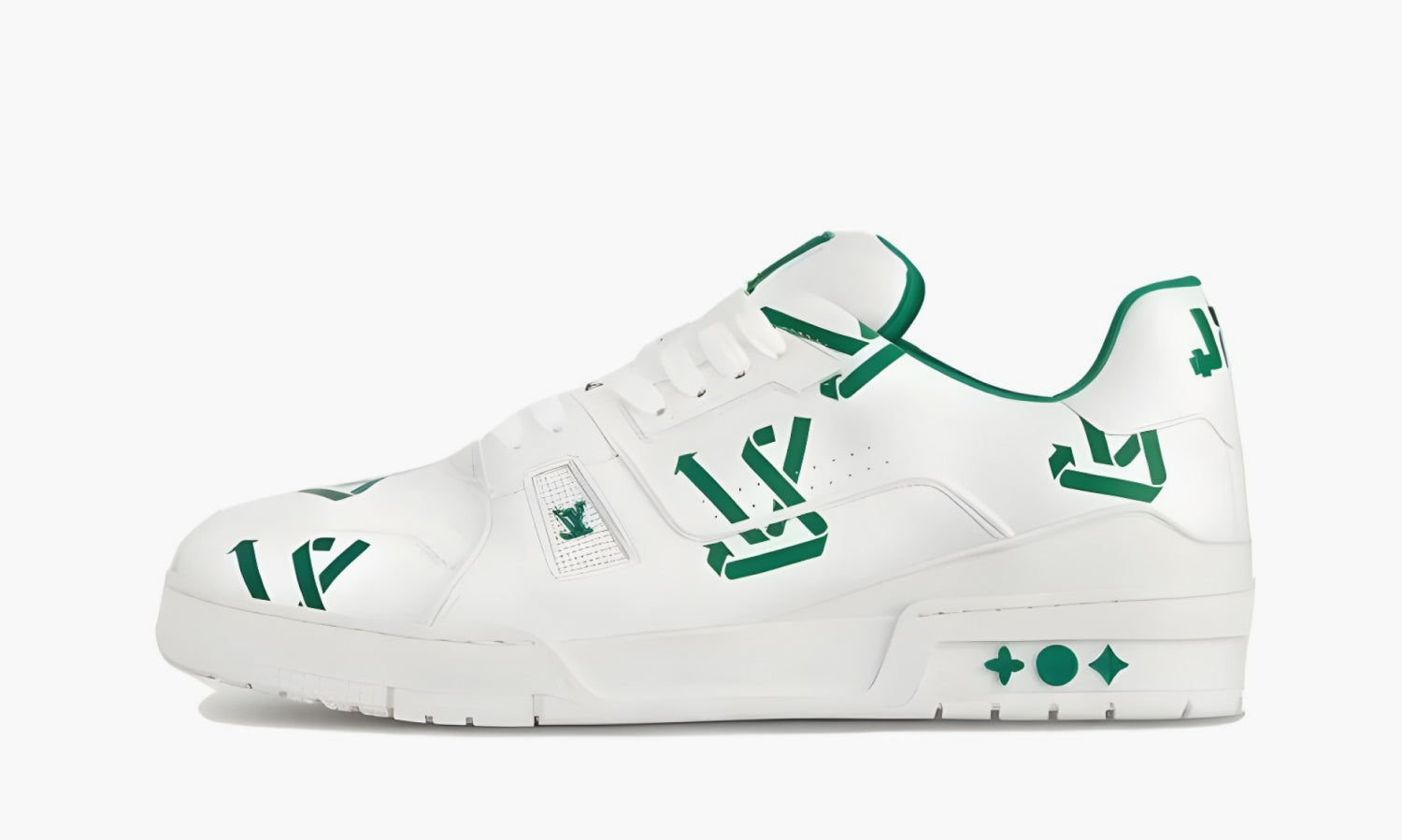 Louis Vuitton Trainer "Green" - 1AAGXF | Grailshop