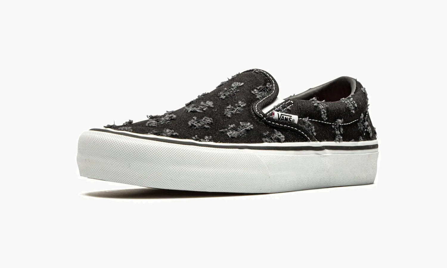 Vans Slip-on Pro "Supreme - Black Hole Punch Denim" - VN0A38DD2DC | Grailshop