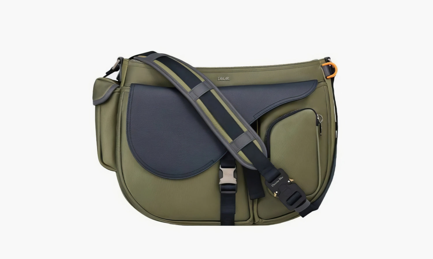 Dior X Sacai Saddle Soft "Olive Blue" - 1ADHO029USF-H65E | Grailshop