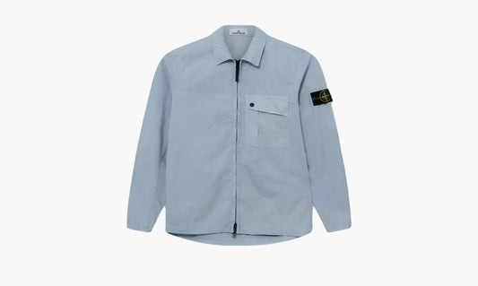 Stone Island Cotton Zipped Jacket "Blue" - 8015119WN-V0141 | Grailshop