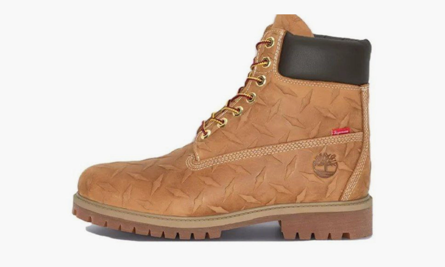 Timberland 6" Premium Waterproof Boot Supreme Diamond Plate Wheat - A6DD4 | Grailshop