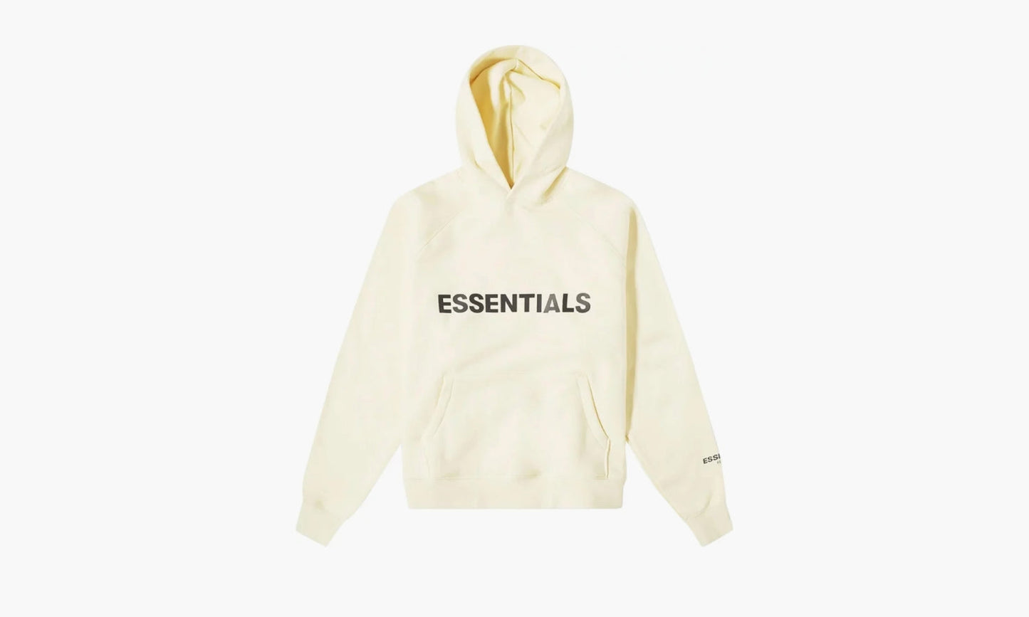 Fear of God Essentials Pullover Hoodie 'Buttercream' - 192HO202001F | Grailshop