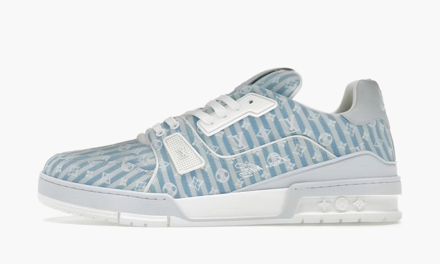 Louis Vuitton Trainer "Light Sky Blue" - 1ABG1N | Grailshop