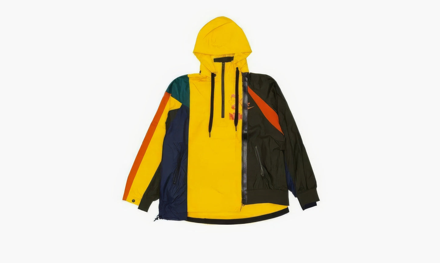 Nike X Sacai Double-zip Jacket "Yellow Green" - CD6297-739 | Grailshop