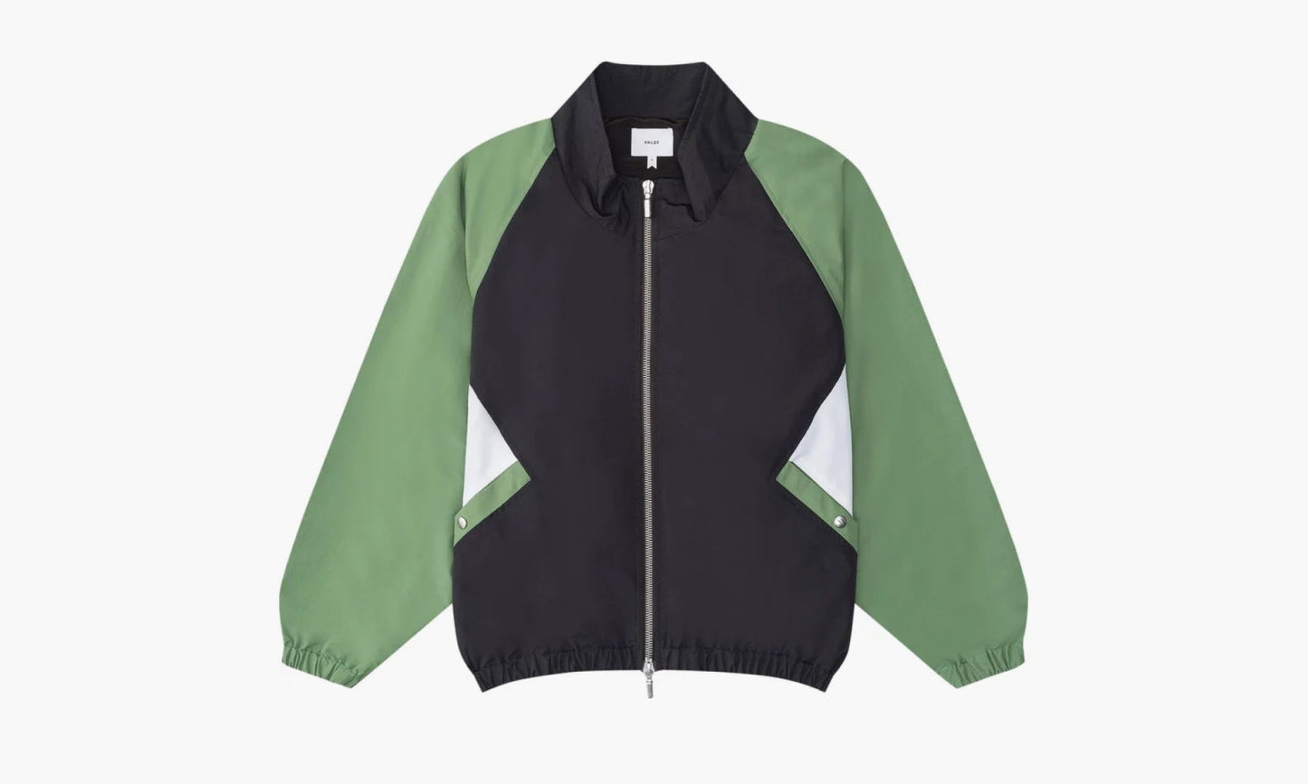 RHUDE Color Block Track Jacket "Black / Green / White" - PS24JA03005134 | Grailshop