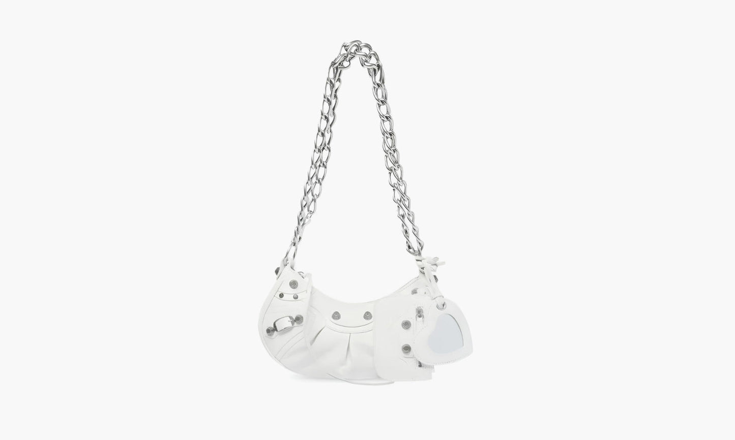 Le Cagole Shoulder Bag "White" - 7128131VG9Y9104 | Grailshop