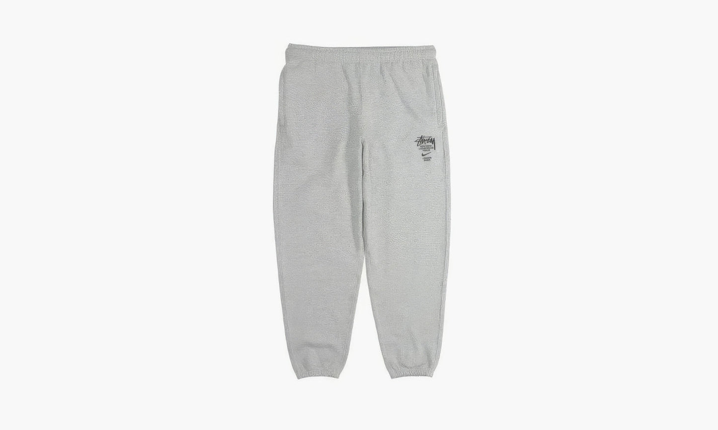 Nike X Stussy Sport Pants Logo "Grey" - DC4228-050 | Grailshop