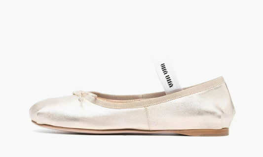 Miu Miu Satin Ballerinas "Silver" - 5F794D_3L3Y_F0846_F_A005 | Grailshop