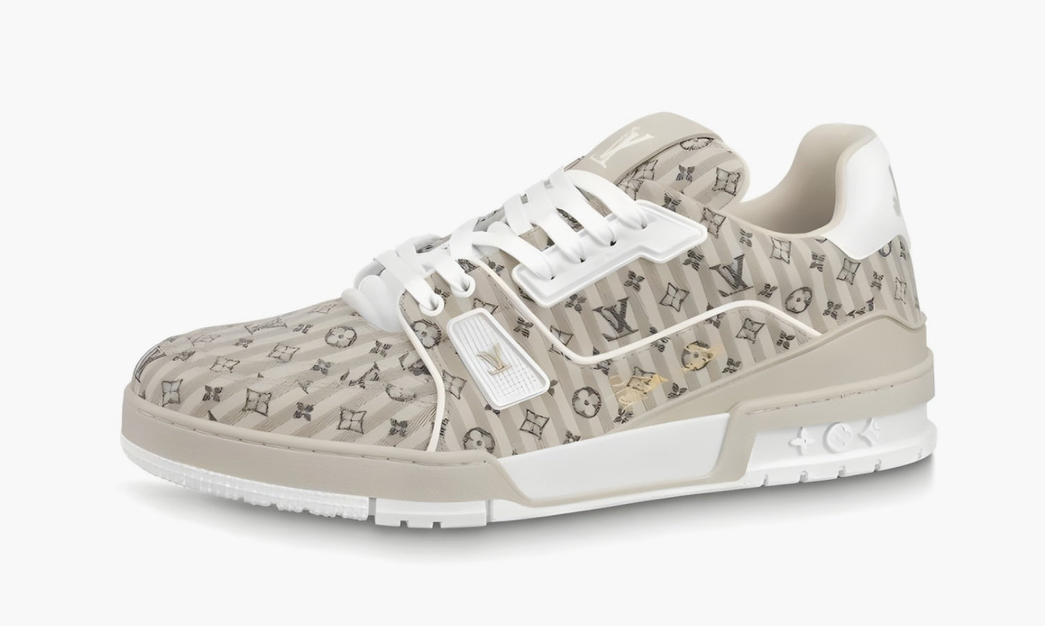 Louis Vuitton Trainer "Bone" - 1ABG0J | Grailshop