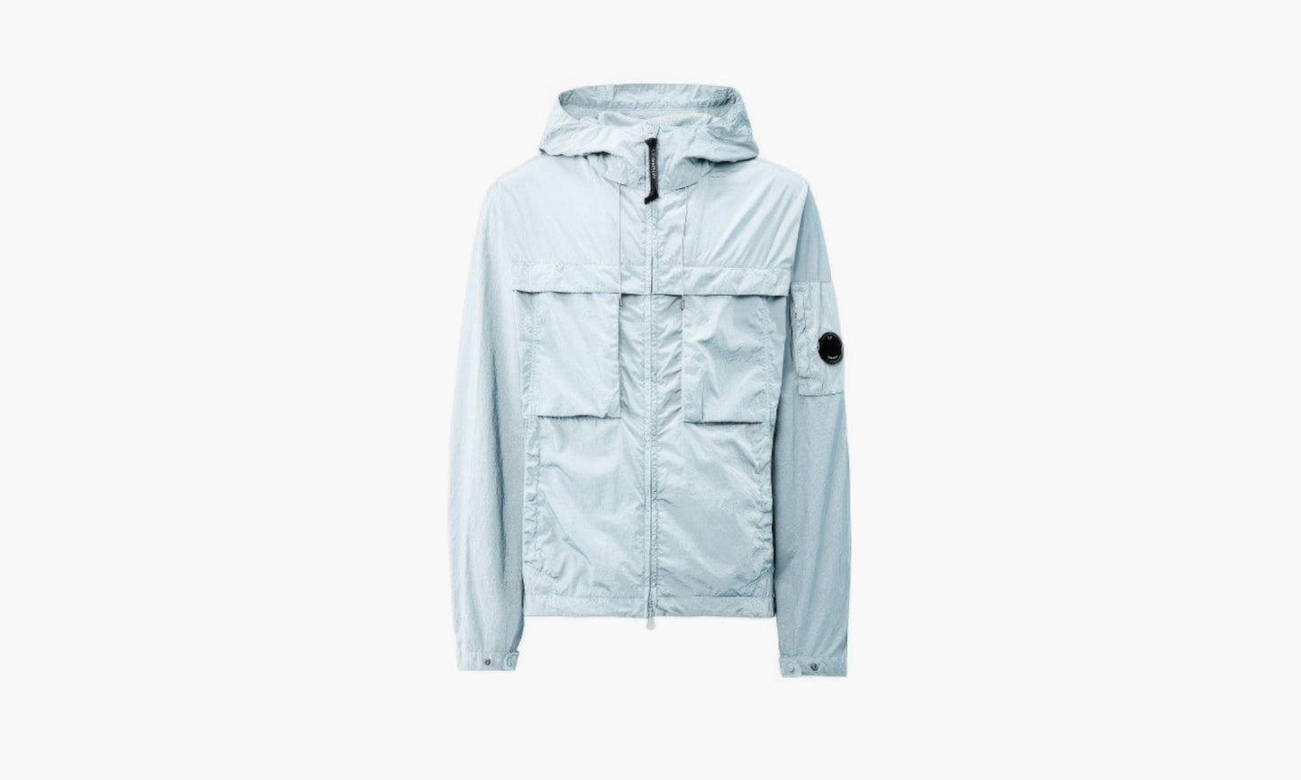 C.P. Company Chrome R Hooded Jacket "Light Blue" - 16CMOW036A005904G806 | Grailshop