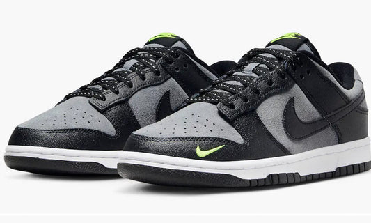 Nike Dunk Low "Black Cool Grey Volt Mini Swoosh" - FQ2205-001 | Grailshop