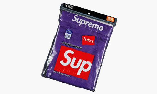 Supreme Hanes Boxer Briefs (2 Pack) “Purple” - SUP-SS21-403 | Grailshop