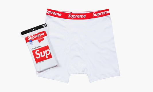 Supreme Hanes Boxer Briefs (4 Pack) “White” - SUP-FW19-006 | Grailshop