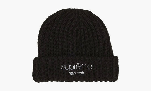 Supreme Ribbed Beanie FW22 «Black» | Grailshop