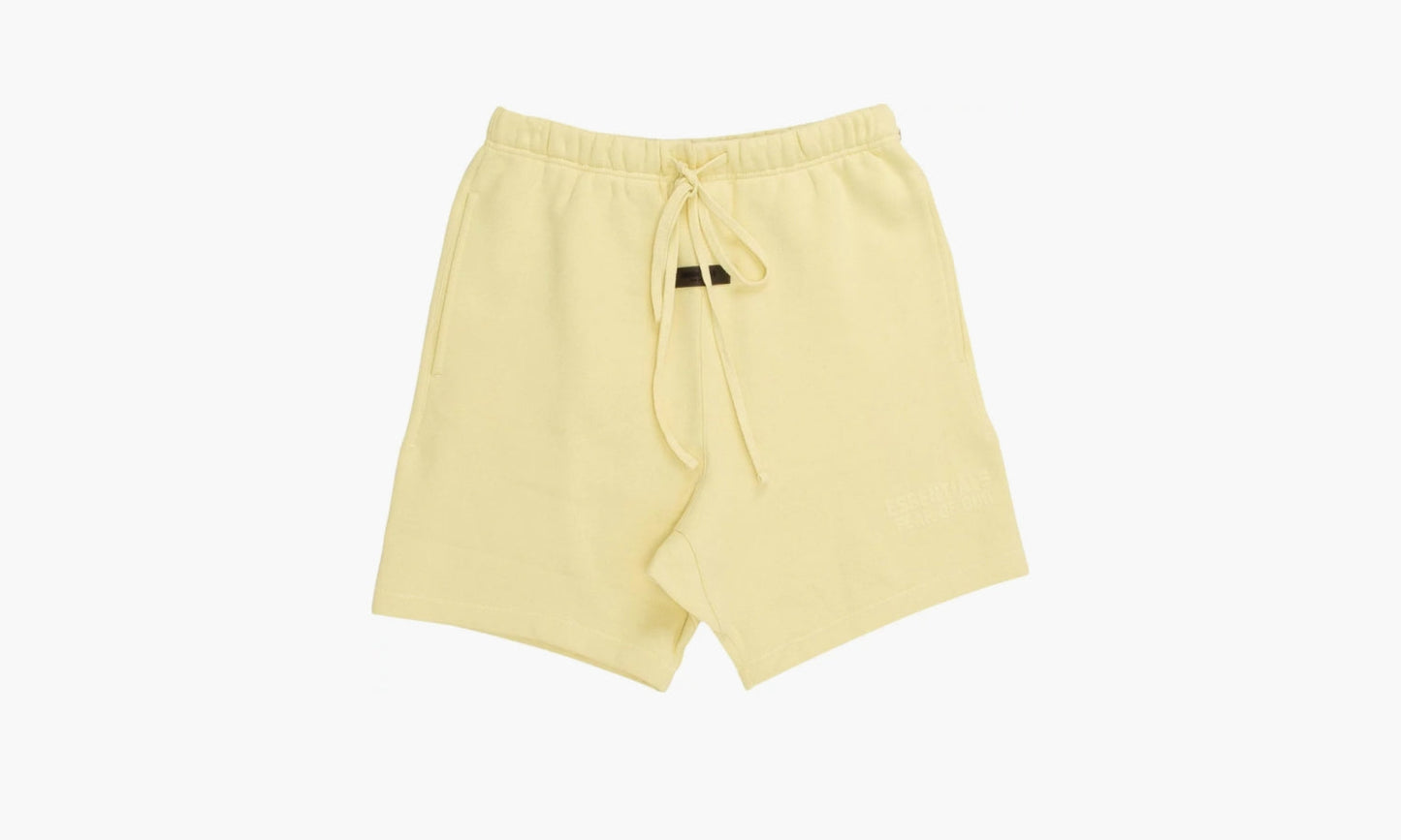 Fear Of God Essentials Logo Sweat Short "Canary" - FOG FW22 608 | Grailshop