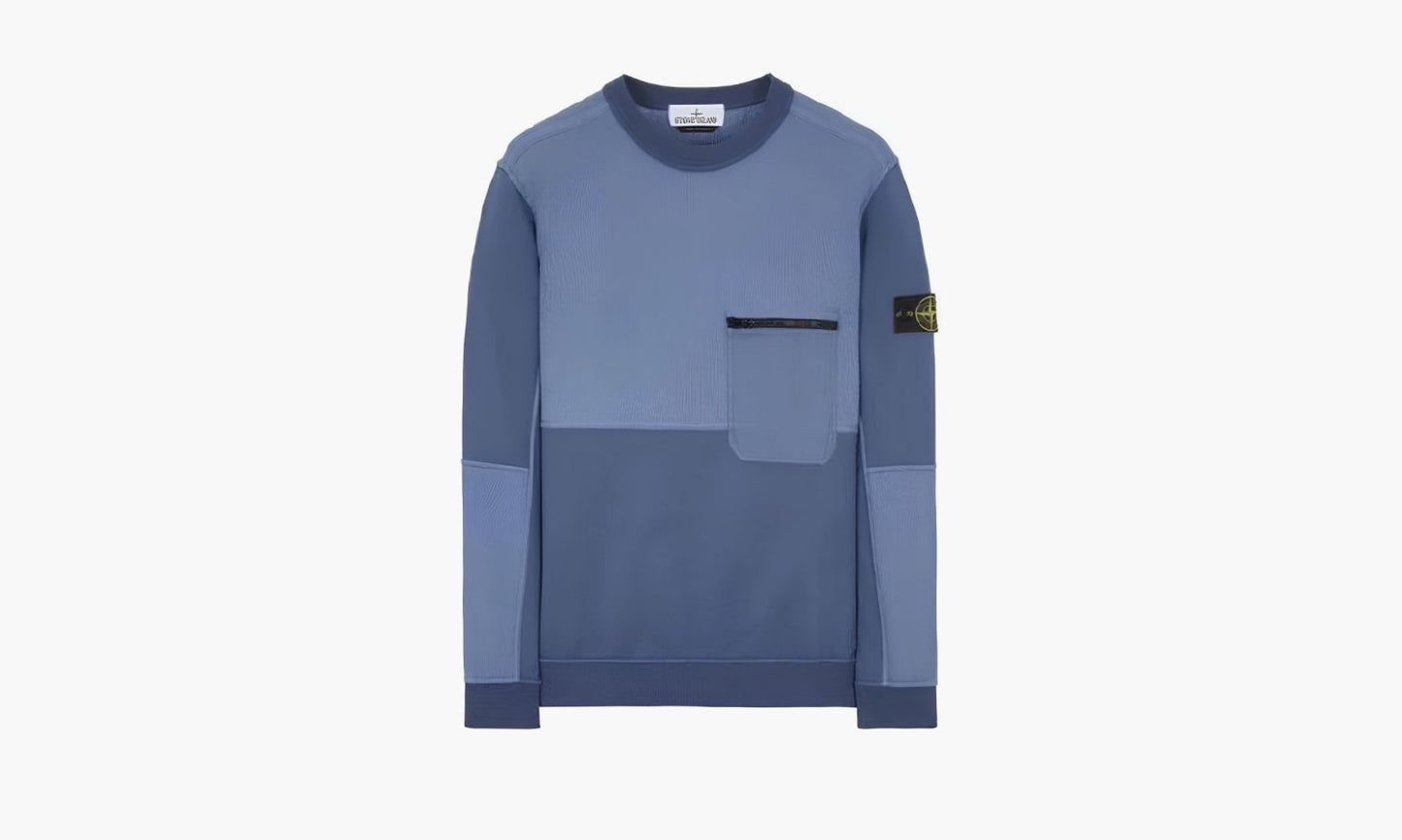 Stone Island Sweater "Blue" - 801565677-V0024 | Grailshop