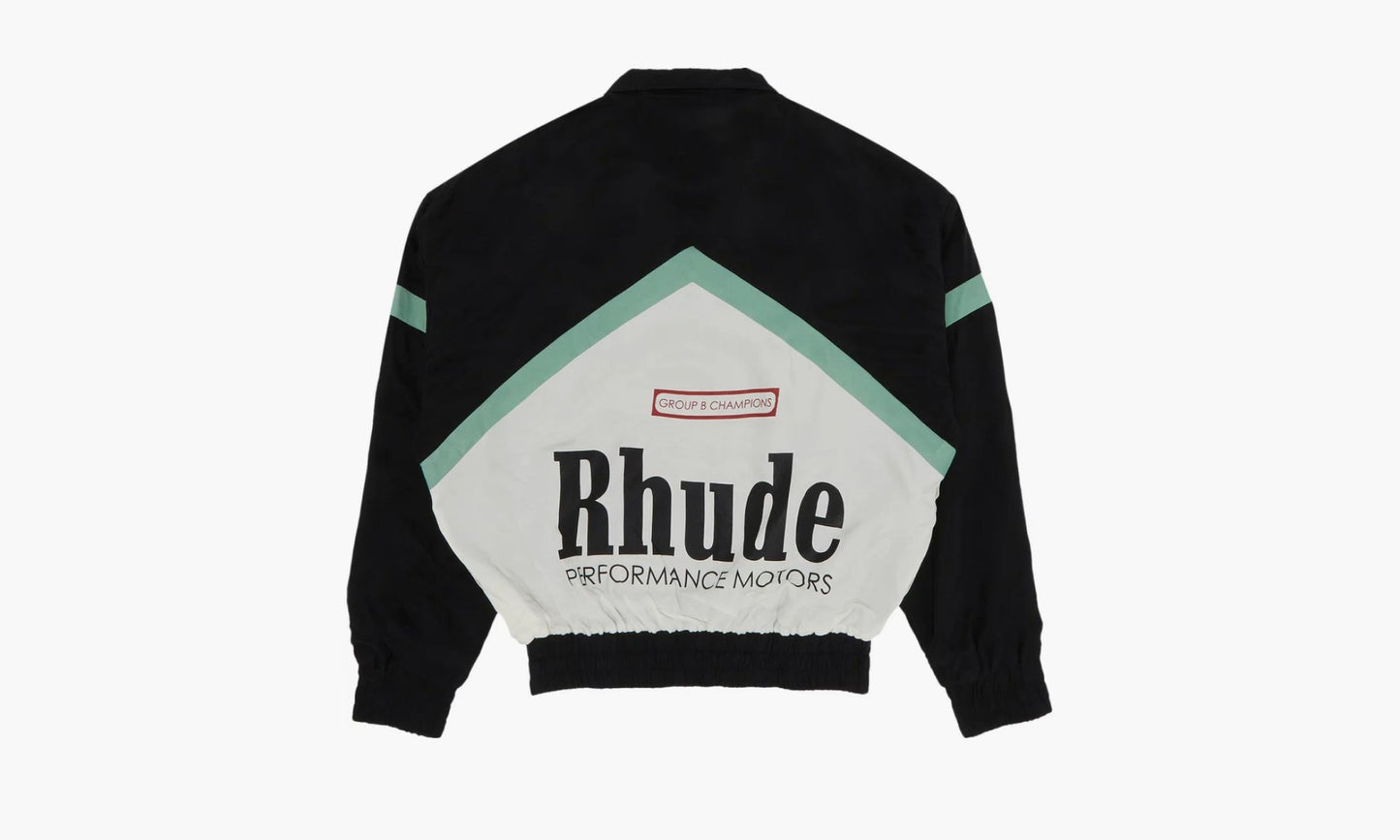 RHUDE Awakening Track Jacket "Black / Green / Creme" - FW23JA29307869 | Grailshop