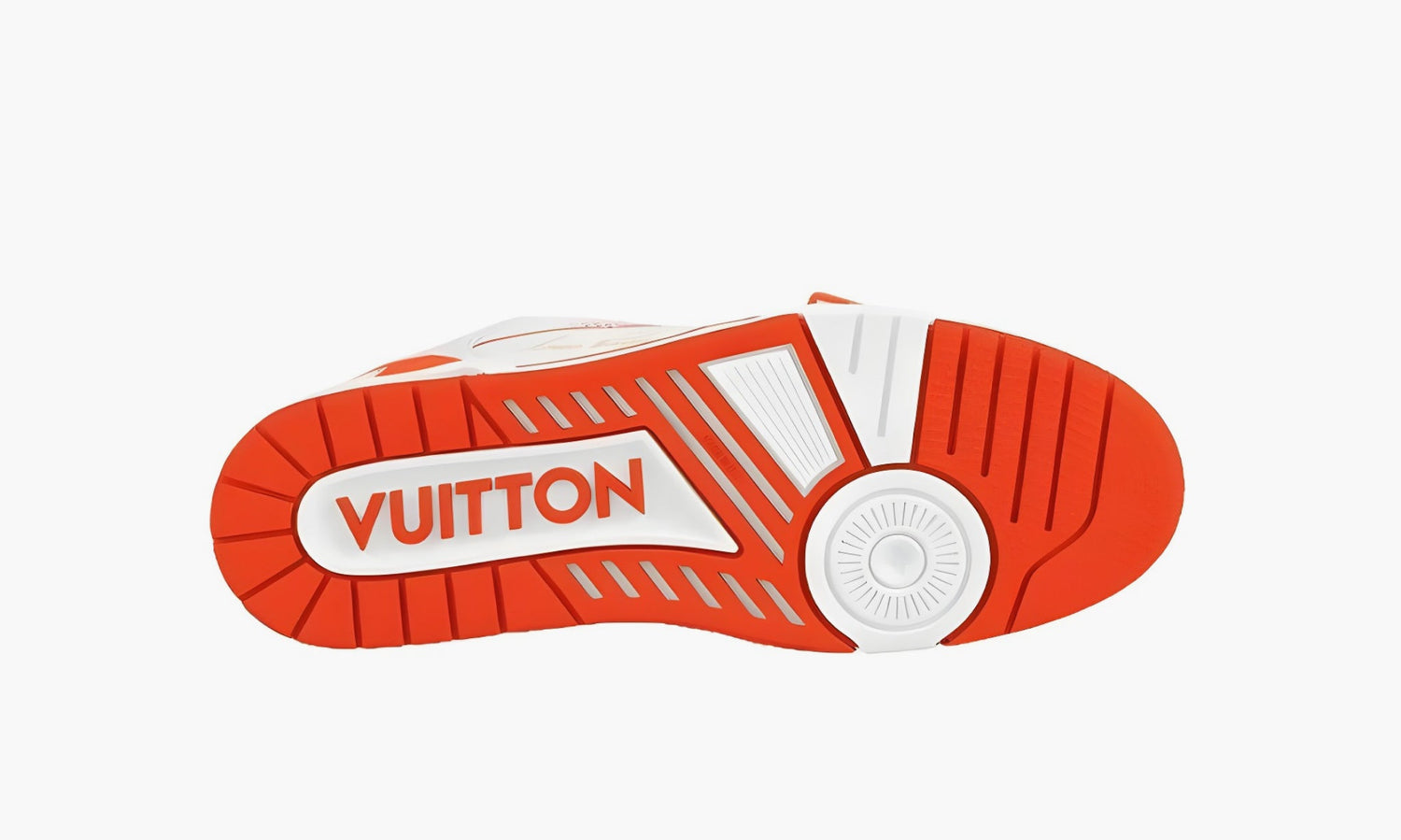 Louis Vuitton Trainer Line Sneaker "White Orange" - 1A9ZBI | Grailshop