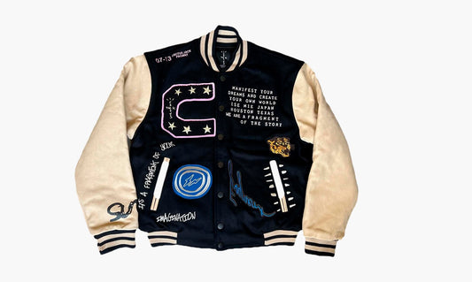 Travis Scott x Fragment Cactus Jack Jacket «Manifest Letterman» - CJFN SS20 | Grailshop