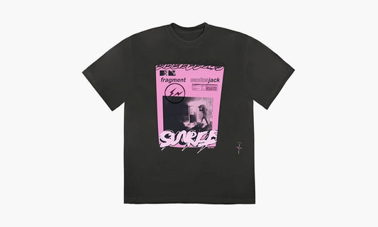 Travis Scott x Fragment Cactus Jack Pink Sunrise T-shirt “Washed Black” - CJFN-SS29 | Grailshop