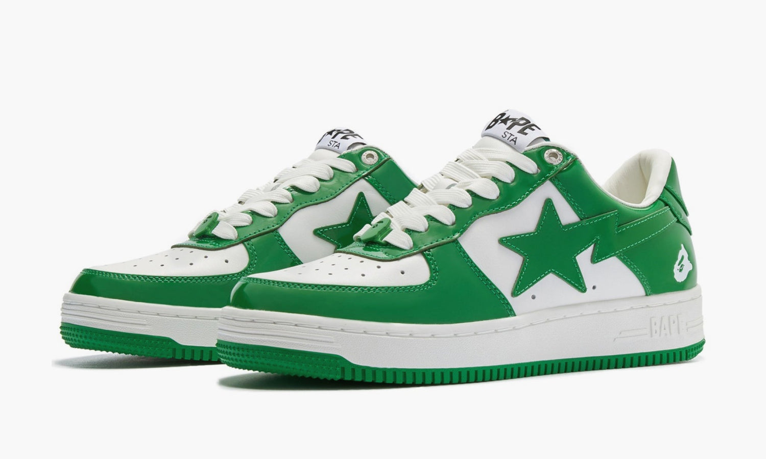 A Bathing Ape BAPE Sta "Patent Leather Green White" - 1I70-191-002 | Grailshop