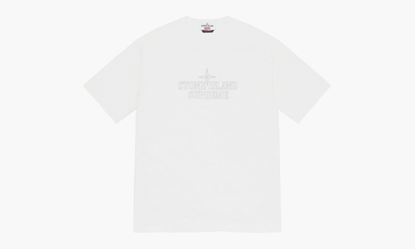 Stone Island X Supreme Embroidered Logo S / S Top "White" - SUP-FW20-294 W | Grailshop