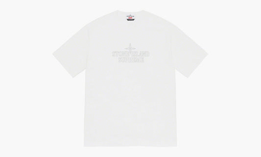 Stone Island X Supreme Embroidered Logo S / S Top "White" - SUP-FW20-294 W | Grailshop