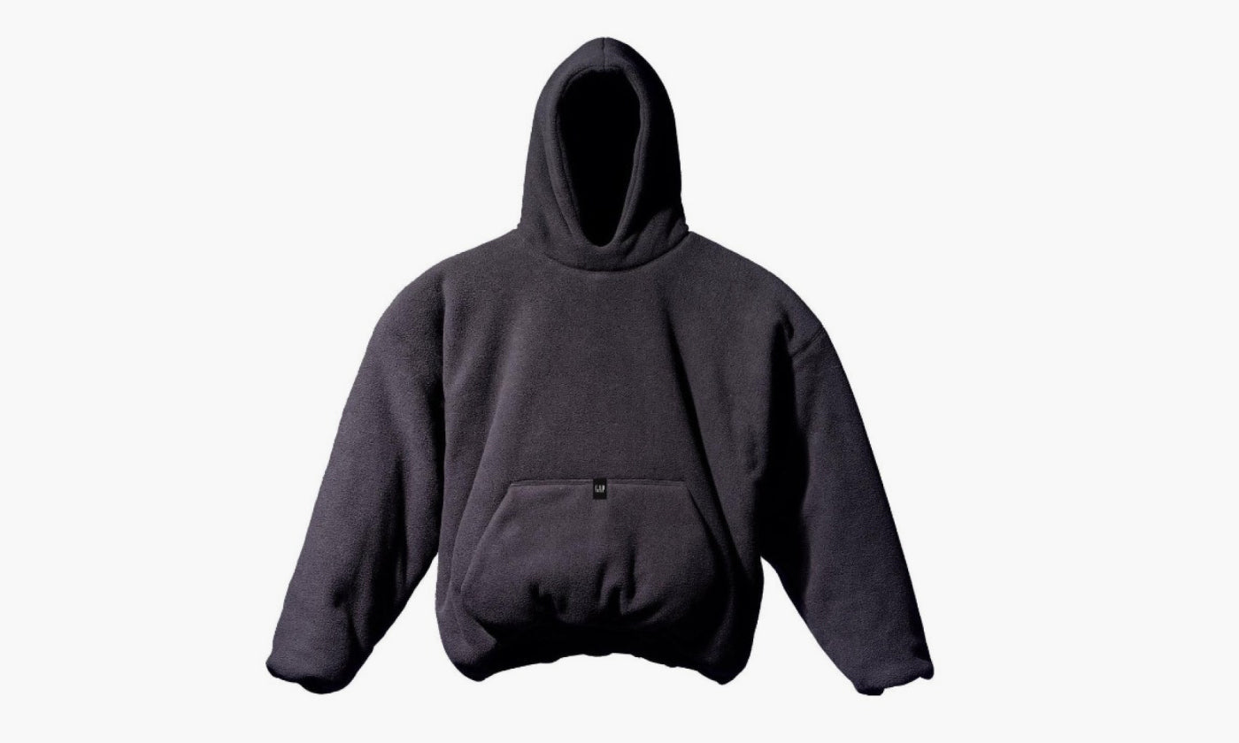 Yeezy X GAP X Balenciaga Polar Fleece Padded Hoodie "Black" - YEEZY-FW22-914 | Grailshop