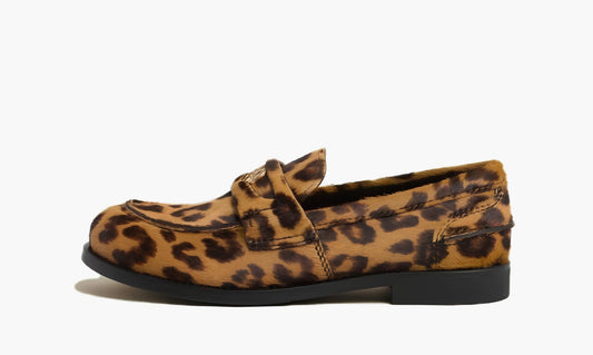 Miu Miu Leather Loafers "Leopard" - 5D773D_F9C_F0151_F_A020 | Grailshop