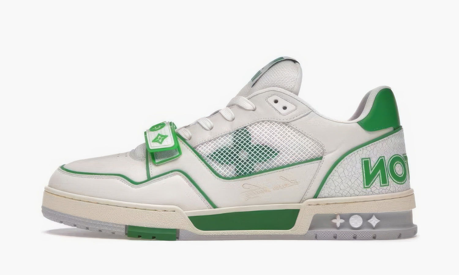 Louis Vuitton Trainer "Green Mesh" - 1A98UX | Grailshop