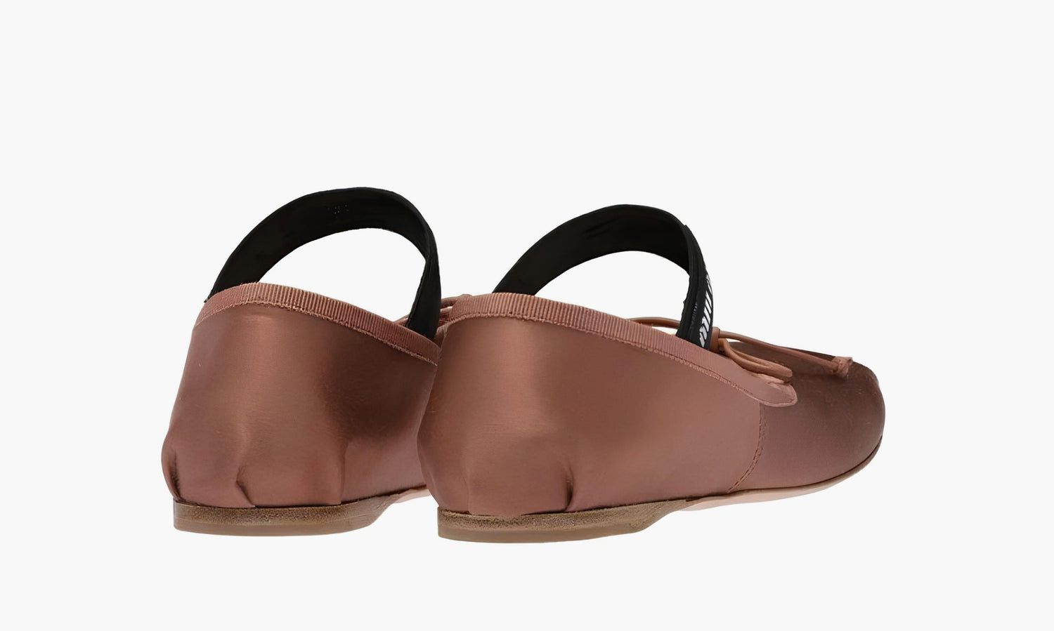 Miu Miu Satin Ballerinas "Cocoa Brown" - 5F794D_QU6_F0324_F_A005 | Grailshop