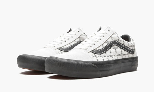 Vans Old Skool Pro "Supreme Grid White" - VN0A45JC2YV | Grailshop