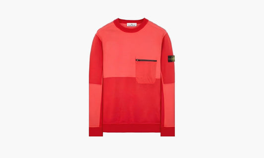 Stone Island Lightweight Cotton Sweatshirt "Red" - 801565677-V0010 | Grailshop