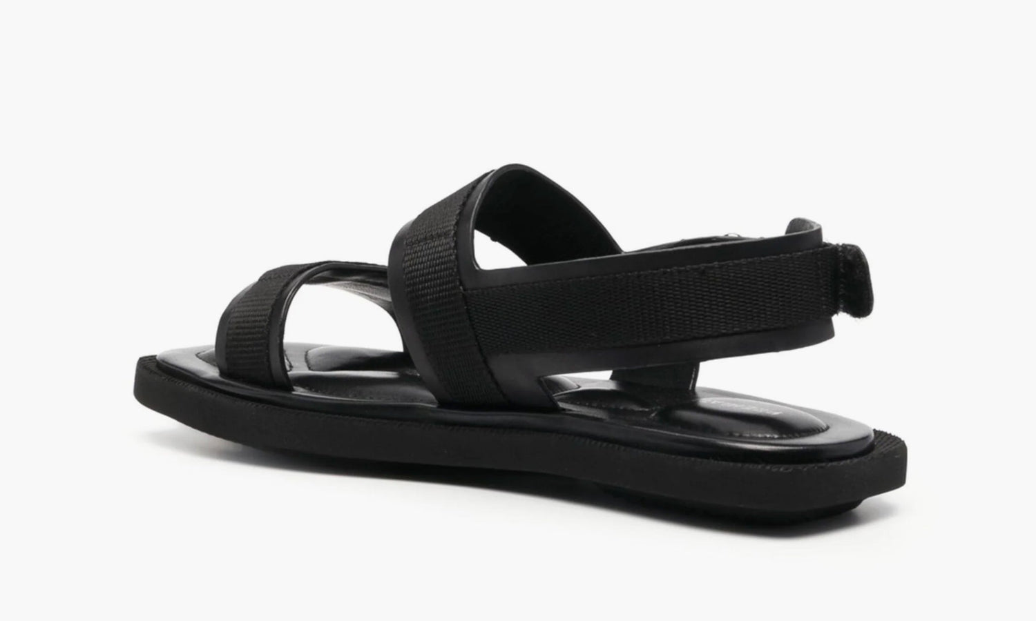 Premiata Black Leather Strap Sandals - M6433F00 | Grailshop