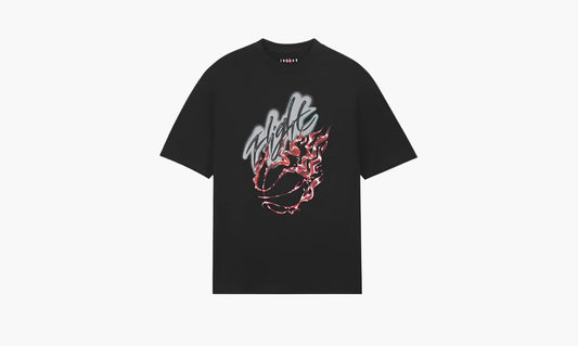 Travis Scott Cactus Jack X Air Jordan Tee "Black" - DO4102-010 | Grailshop