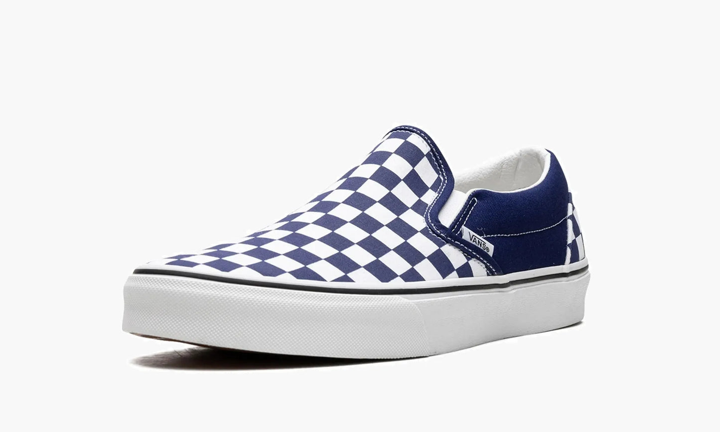 Vans Checkerboard Classic Slip-on "Beacon Blue" - VN000BVZBYM | Grailshop