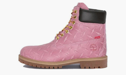 Timberland 6" Premium Waterproof Boot Supreme Diamond Plate Pink - TB0A10DR231 | Grailshop