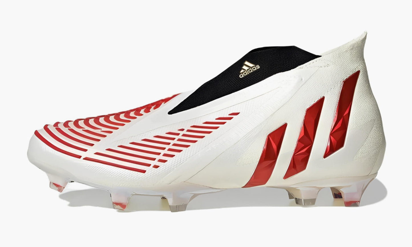 Adidas Predator Edge + Fg "White Hi-res Red" - GV7384 | Grailshop