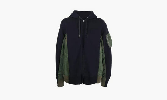 Sacai Sport Jacket "Navy Blue Green" - SCM056212 | Grailshop