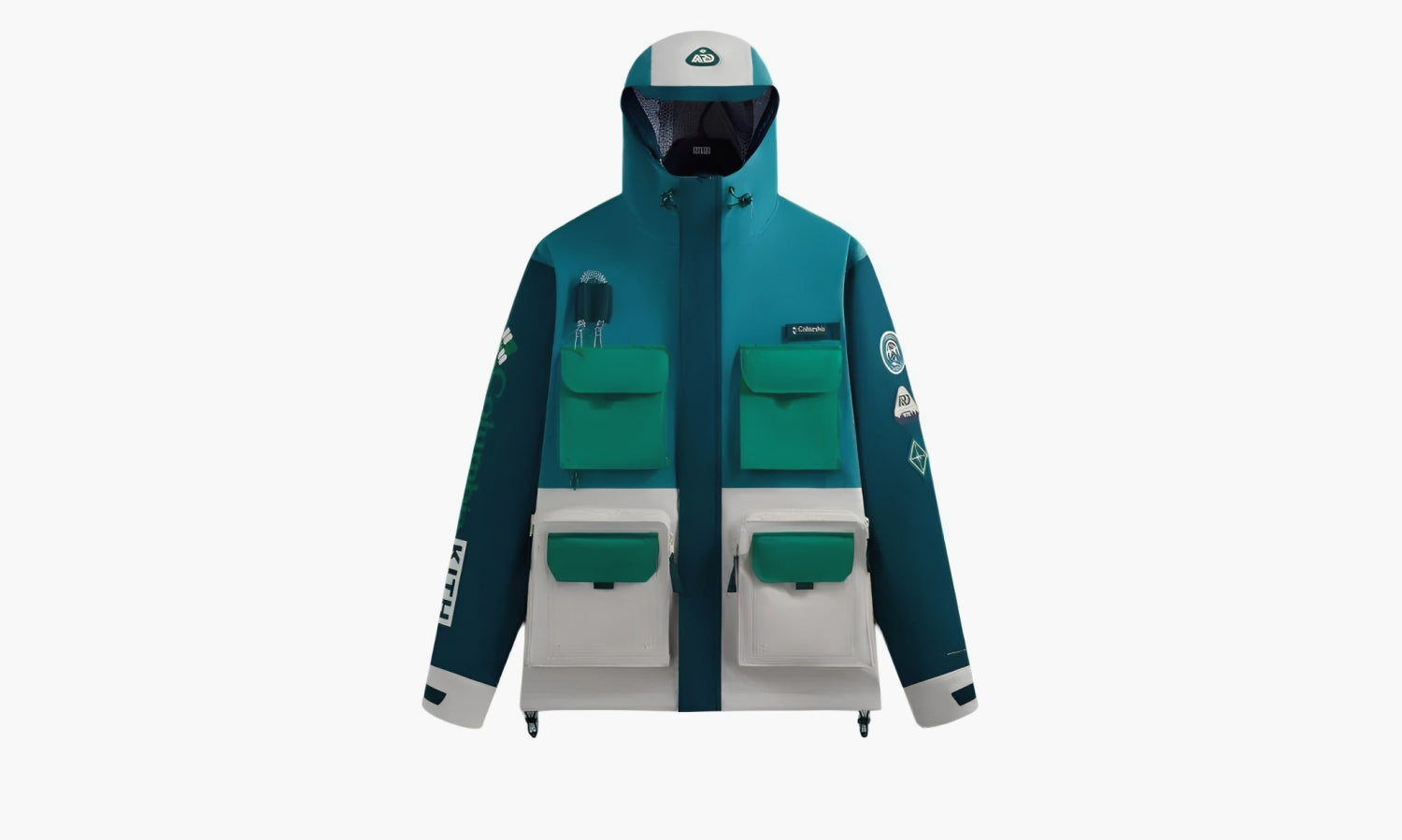 KITH X Columbia Wind Anorak "Midnight Teal" - 2103971-340 | Grailshop