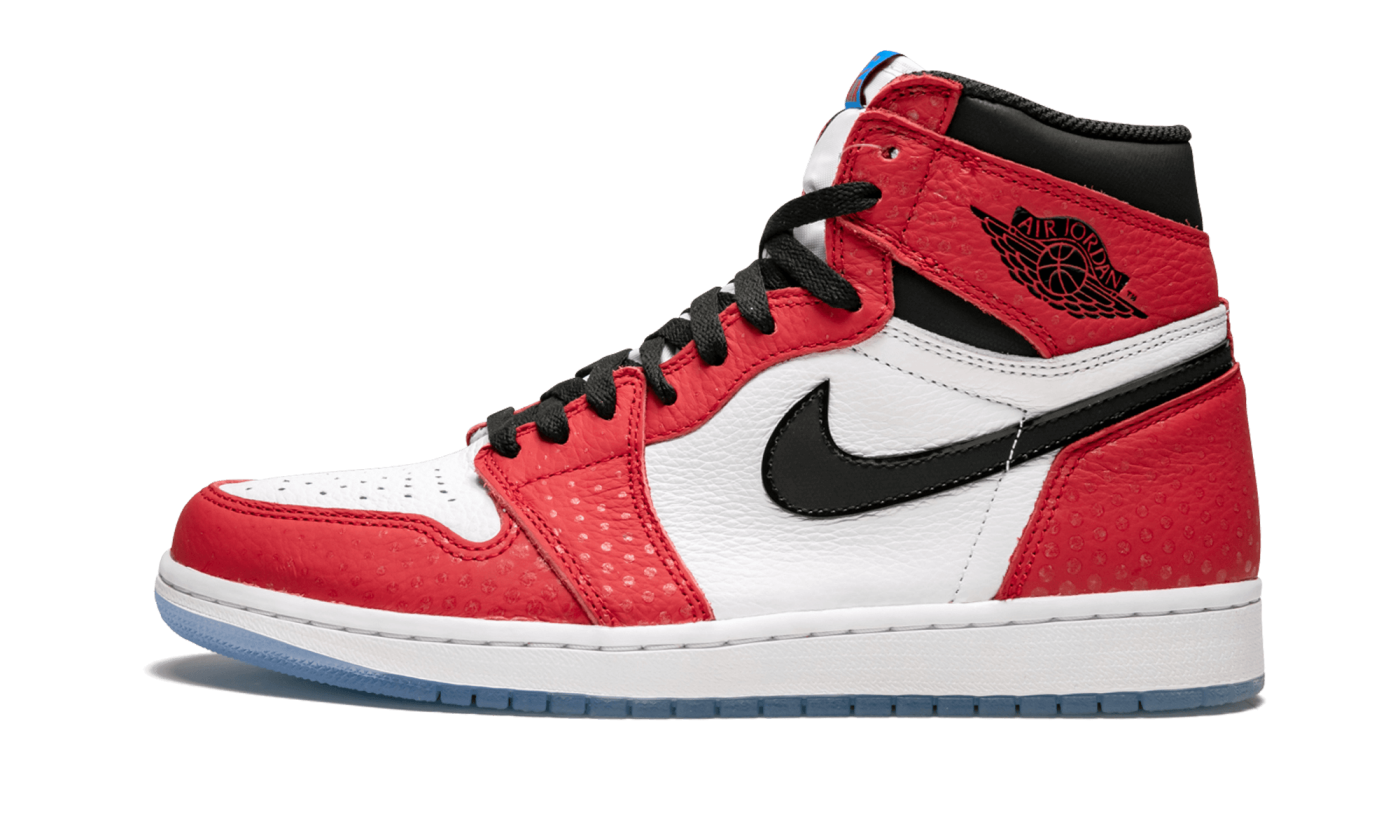 Jordan 1 High OG "Spider-man: Origin Story" - 555088 602 | Grailshop