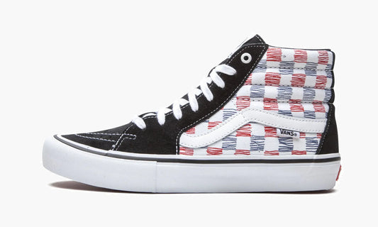 Vans Sk8-hi "Sketched Checkerboard" - VN0A45JD2MB | Grailshop