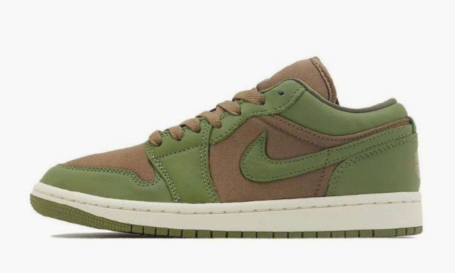 Jordan 1 Low SE WMNS Brown Kelp Sky J Light Olive - FB9893-300 | Grailshop